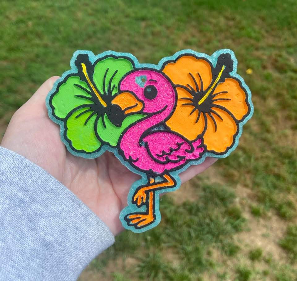Tropical Flamingo Freshie