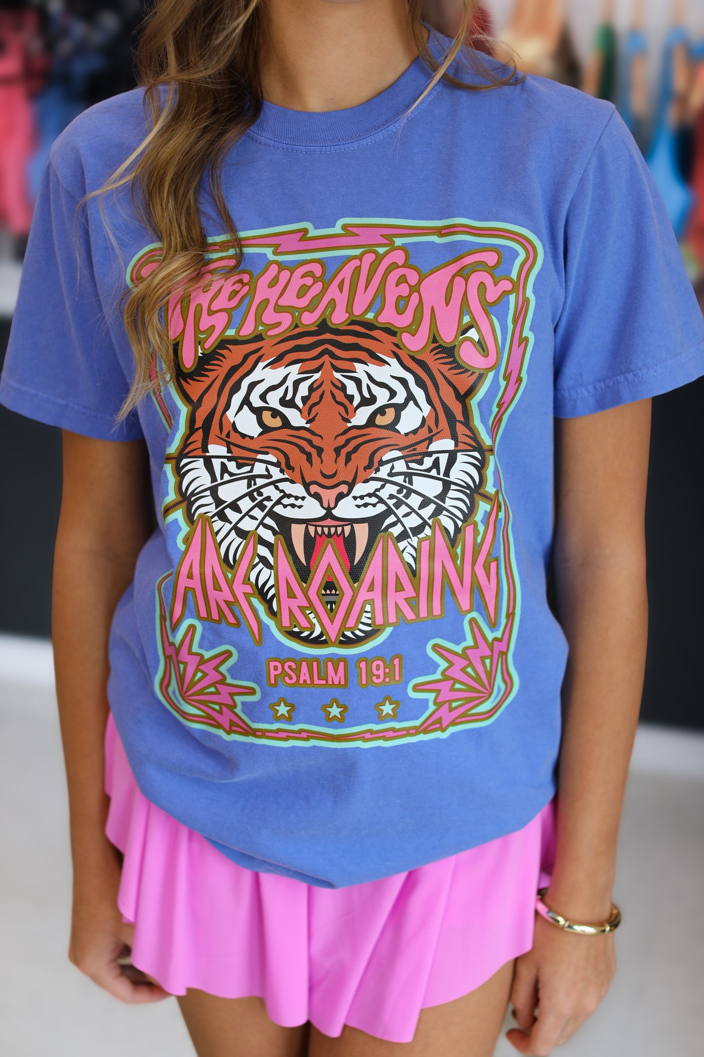 Tiger Tee - Blue