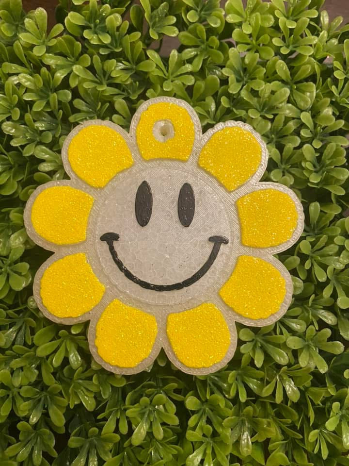 Smiley Face Flower Freshie