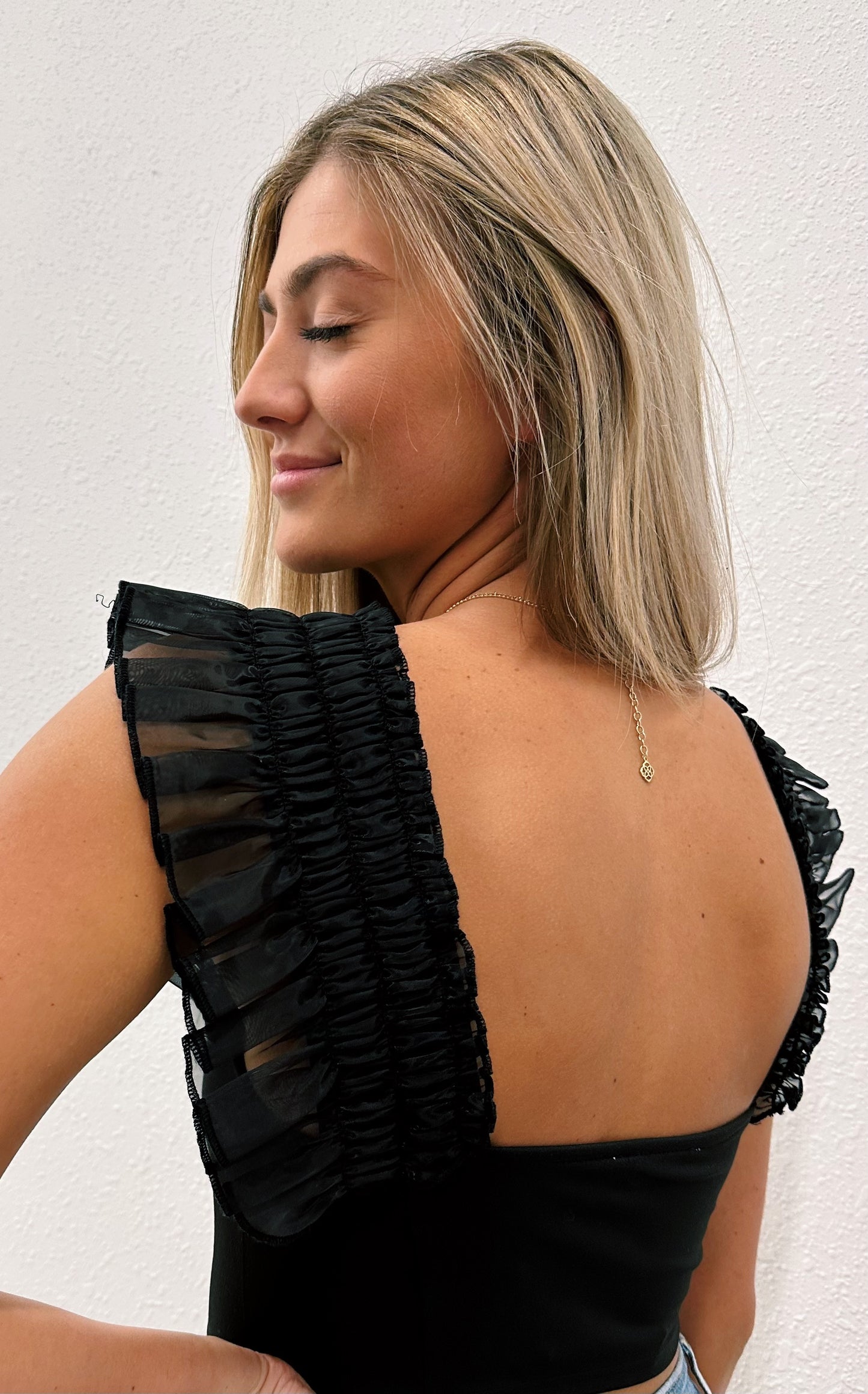 Rally Ruffle Top