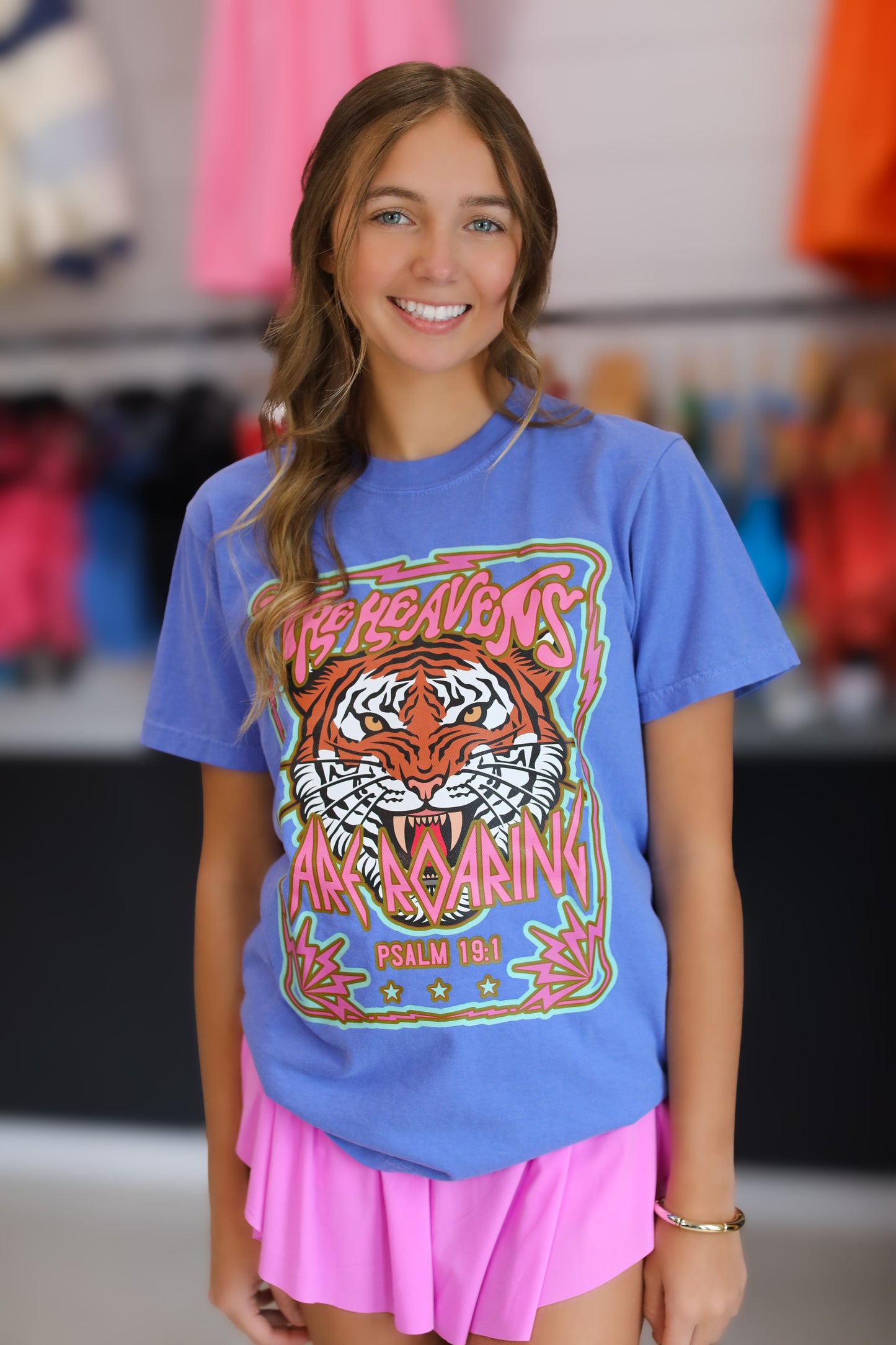 Tiger Tee - Blue