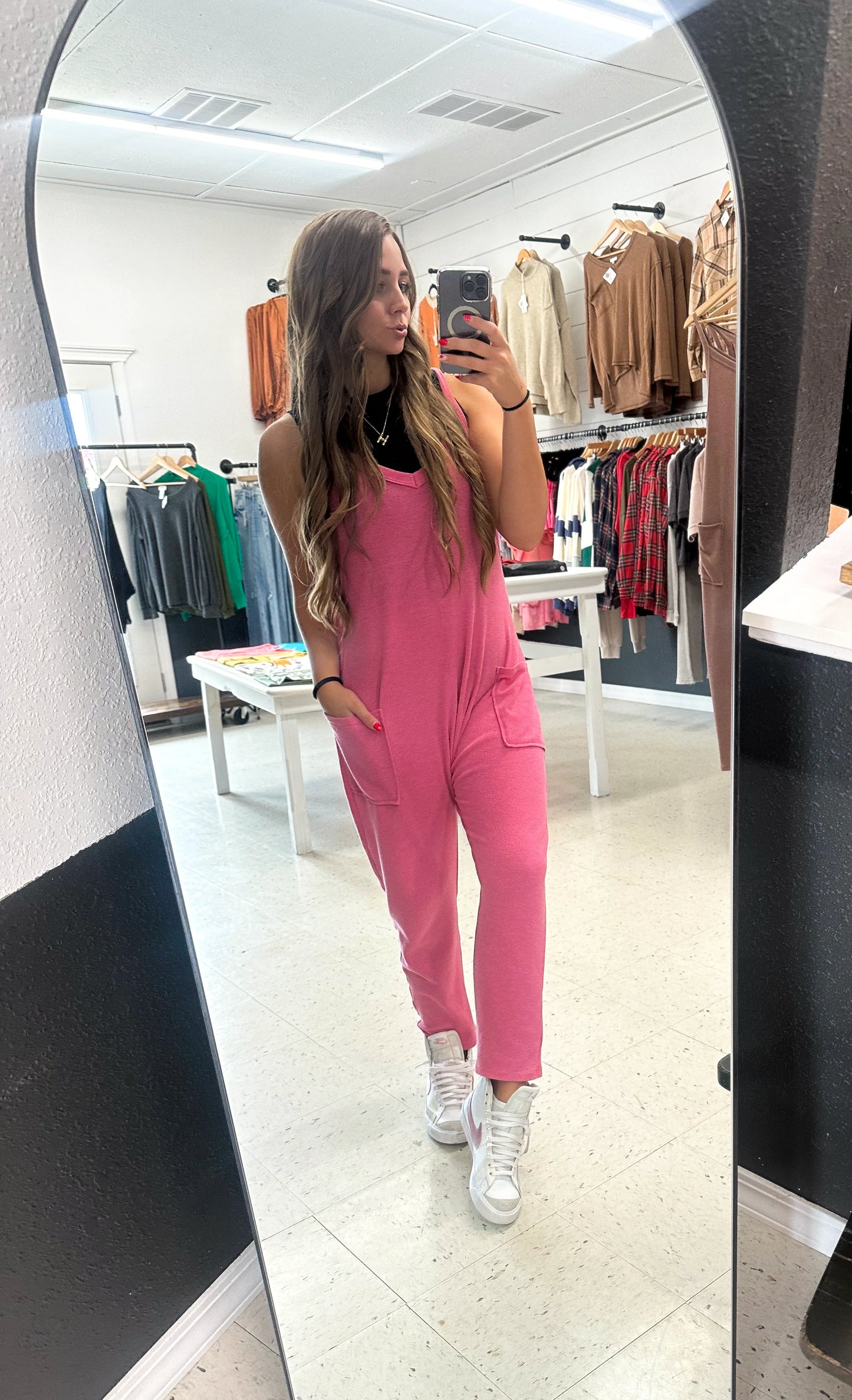Long Romper - Pink