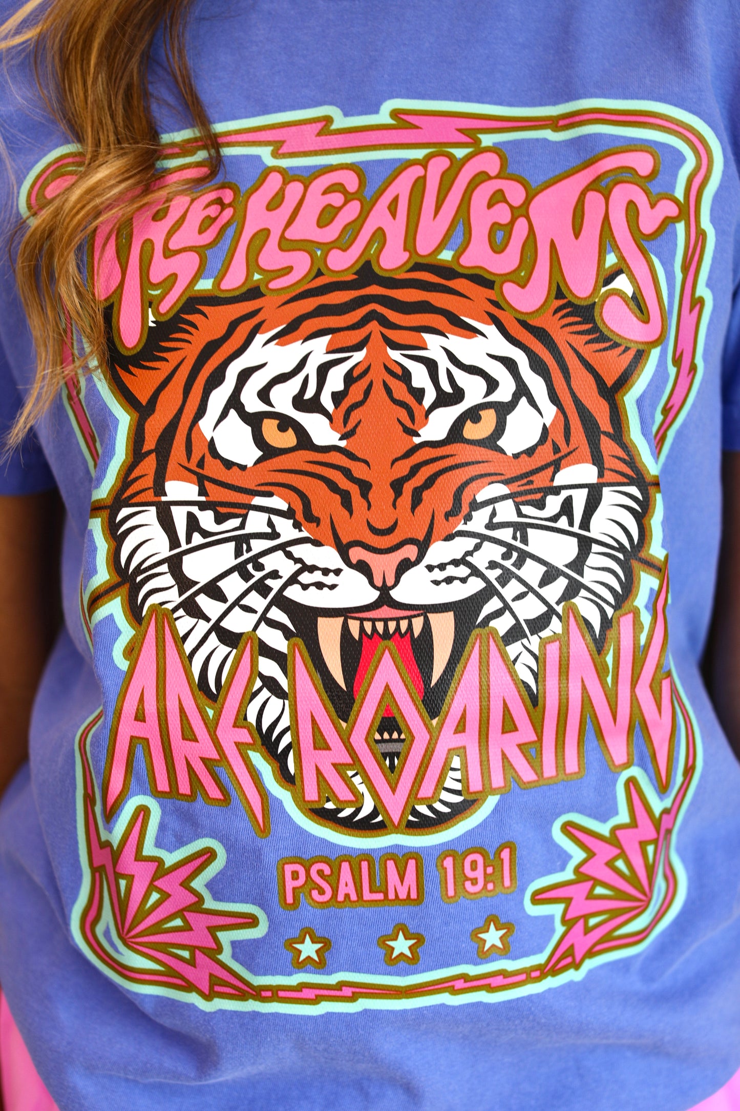 Tiger Tee - Blue