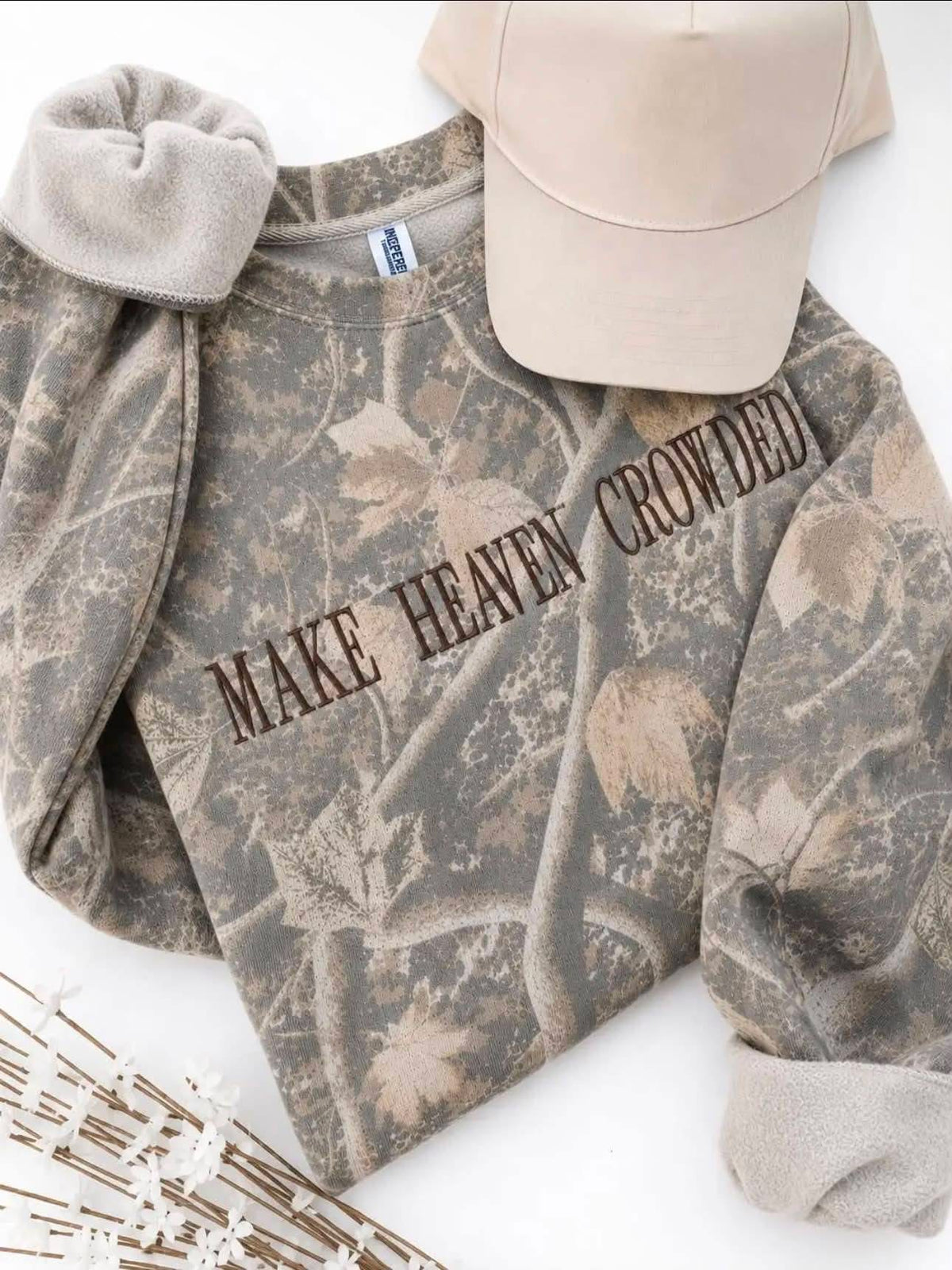 Embroidered Make Heaven Crowded Crew