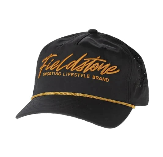 Fieldstone Hat — Black & Gold
