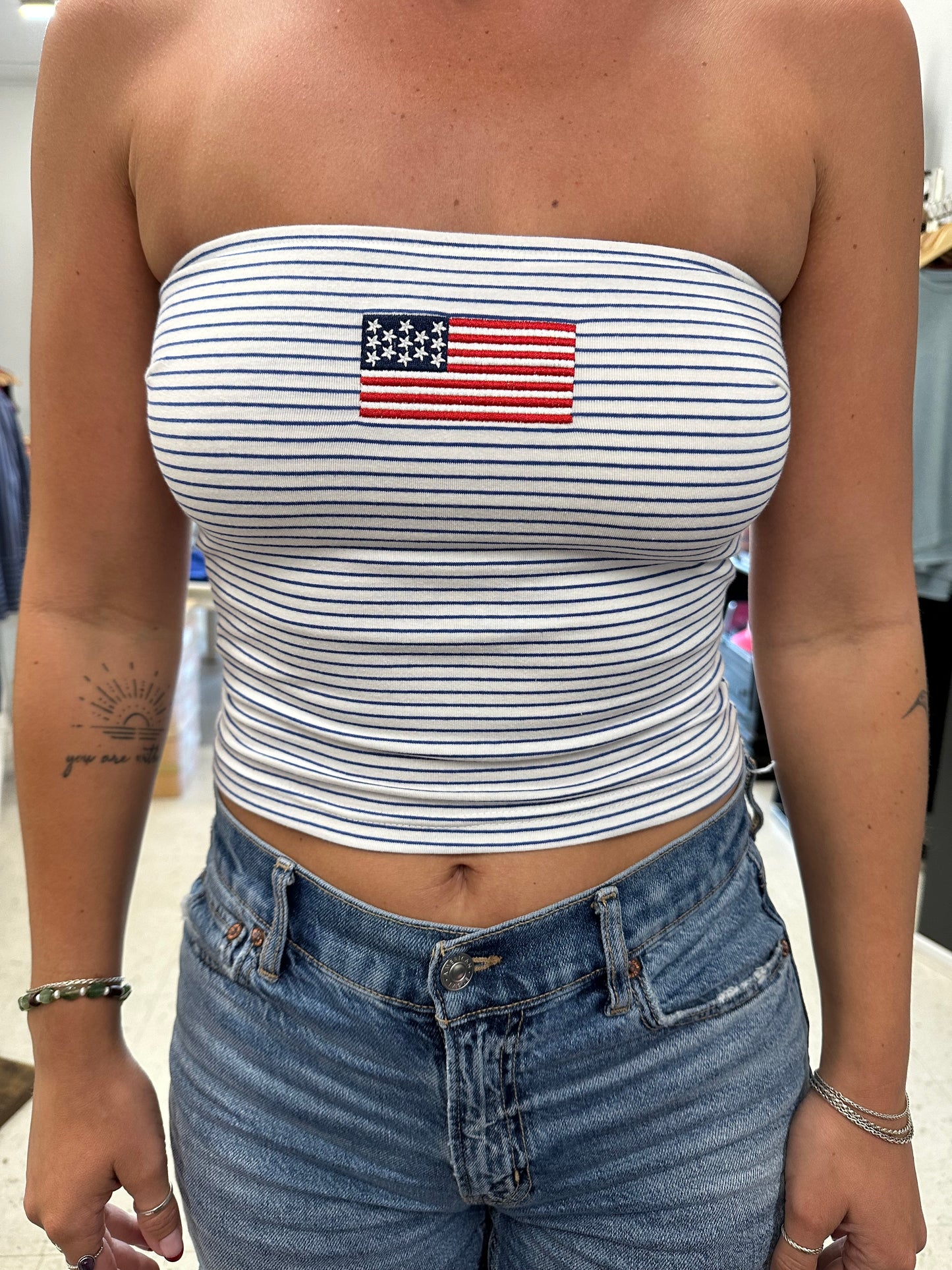 Stars & Stripes Tube Top