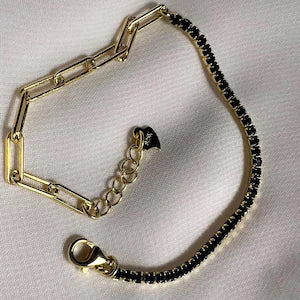 Midnight Affair Tennis Bracelet