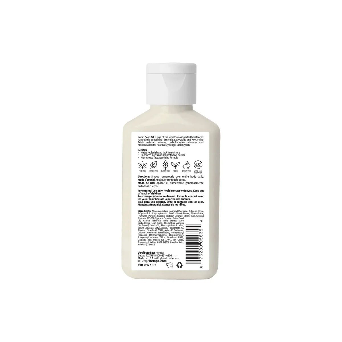 Hempz Lotion - Cotton Candy & Vanilla