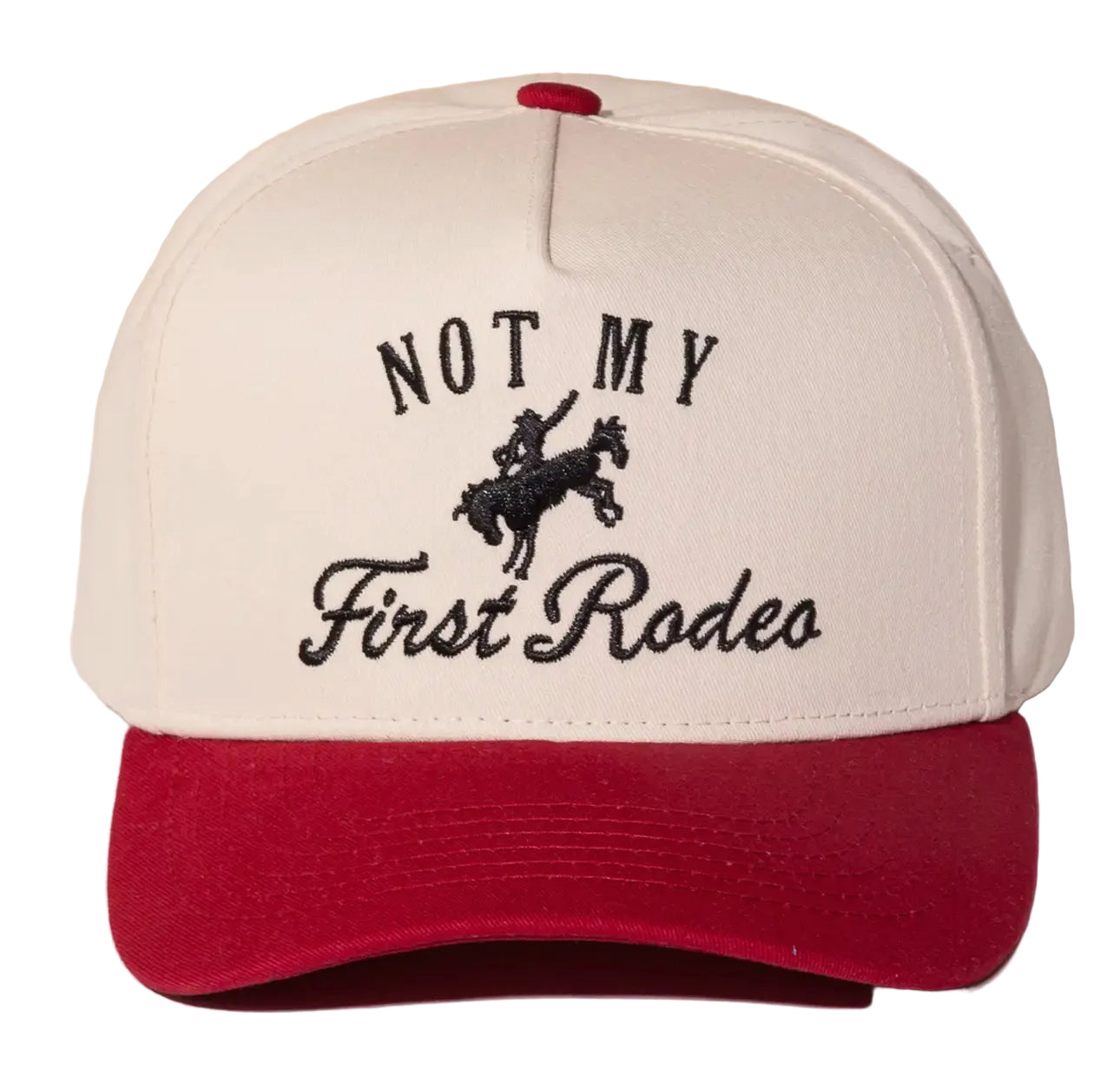 Not My First Rodeo Embroidered Trucker Hat