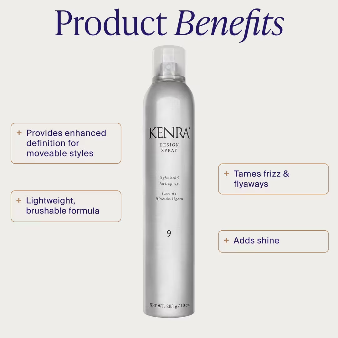 Kenra 9 — Light Hold Hair Spray