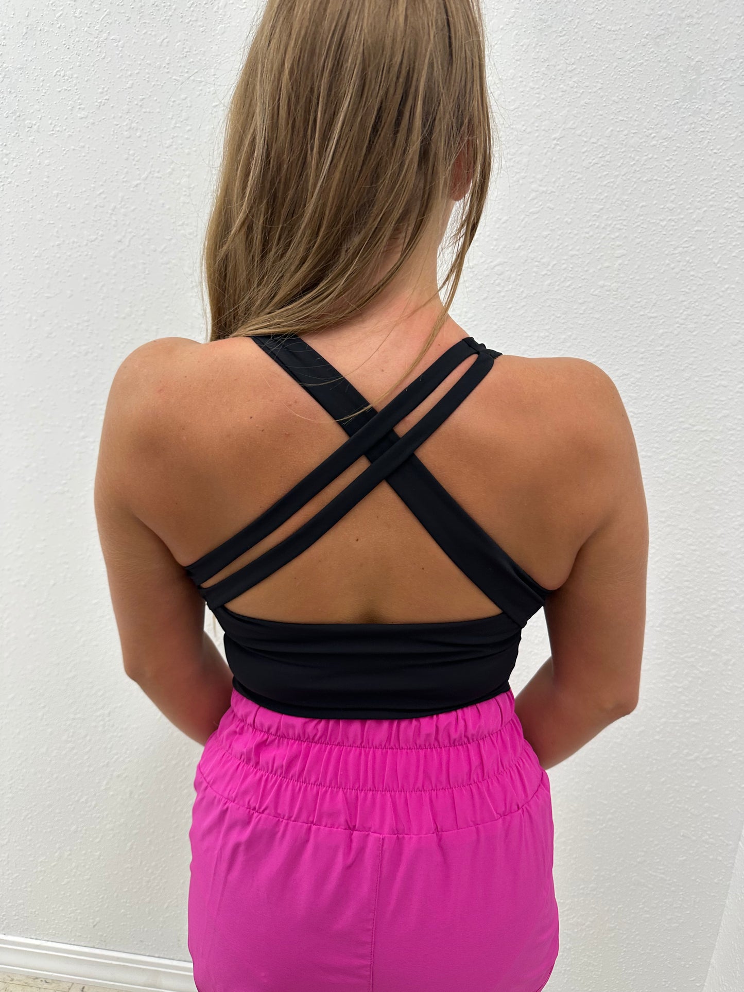 Criss Cross Tank - Black