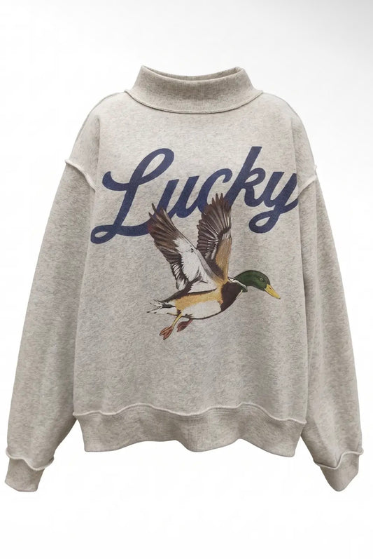 Lucky Duck Mock Neck