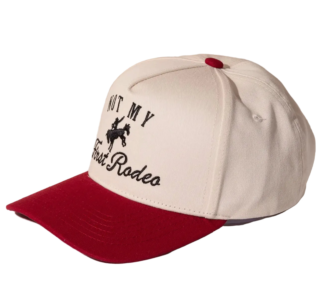 Not My First Rodeo Embroidered Trucker Hat