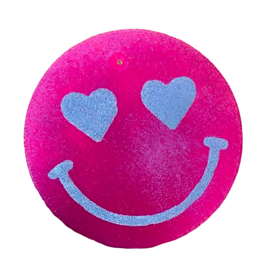 Heart Eyes Smiley Face Freshie