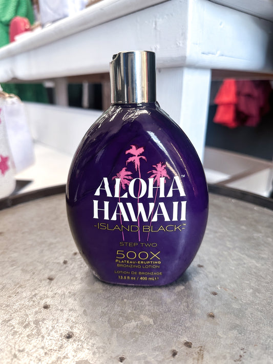 Aloha Hawaii Island Black Bronzer
