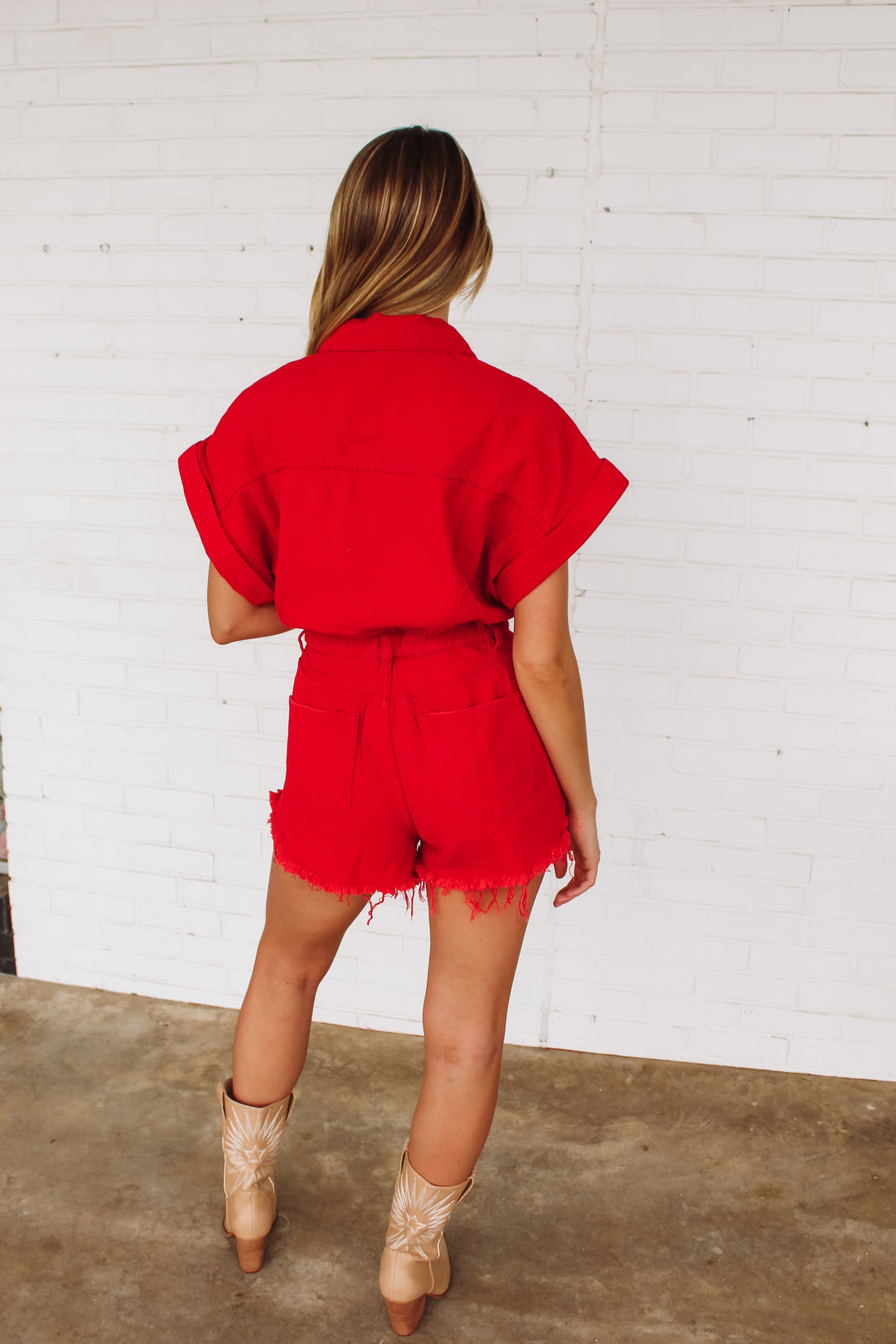 First Down Romper