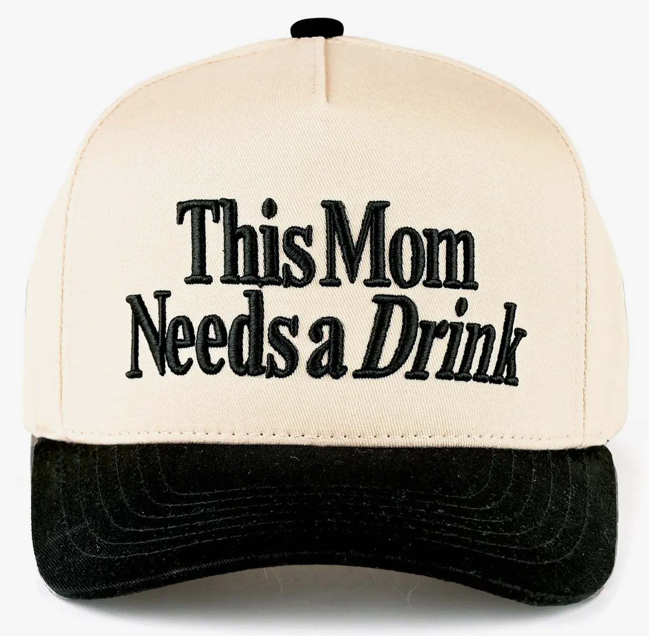 This Mom Needs a Drink Embroidered Trucker Hat