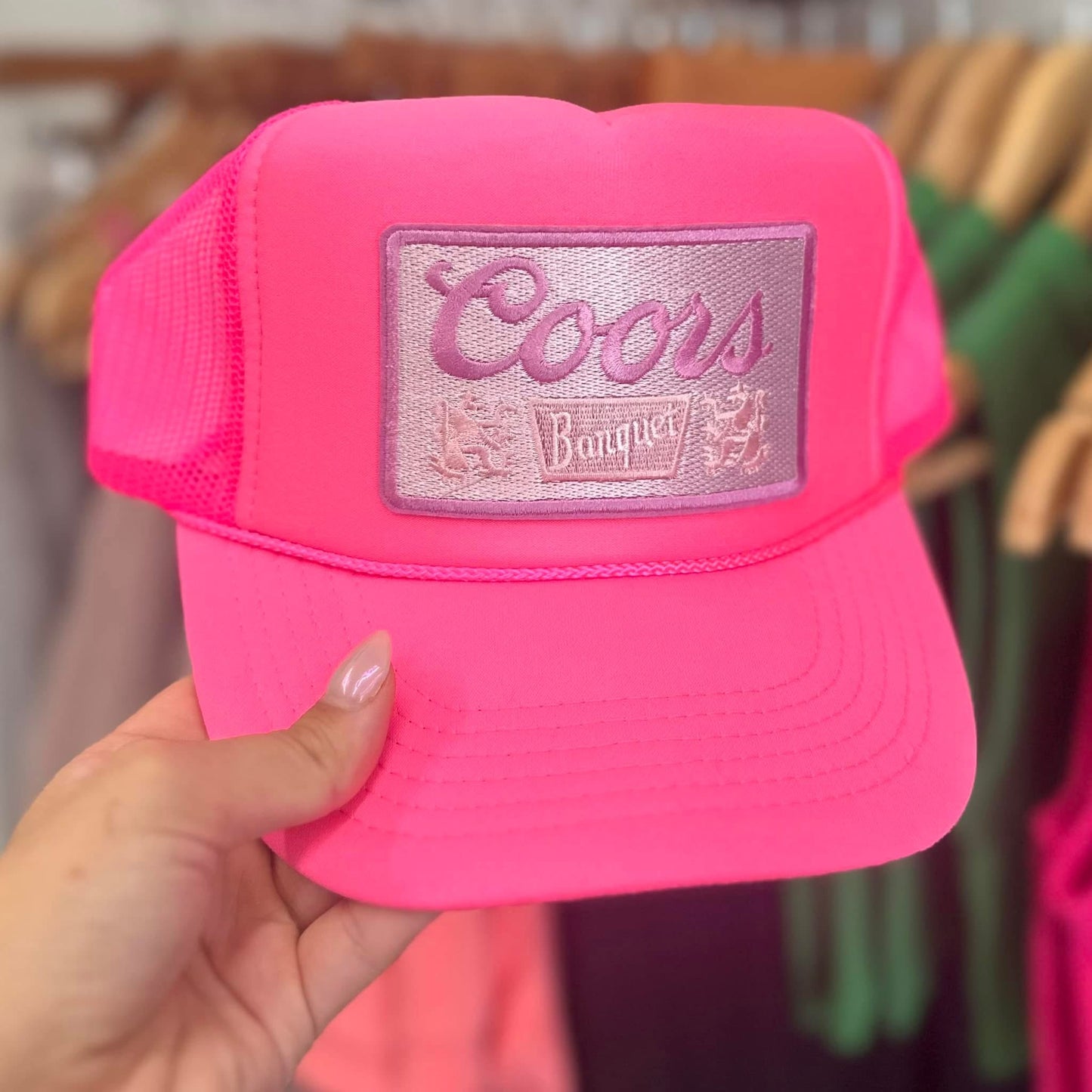 Pink Coors Hat