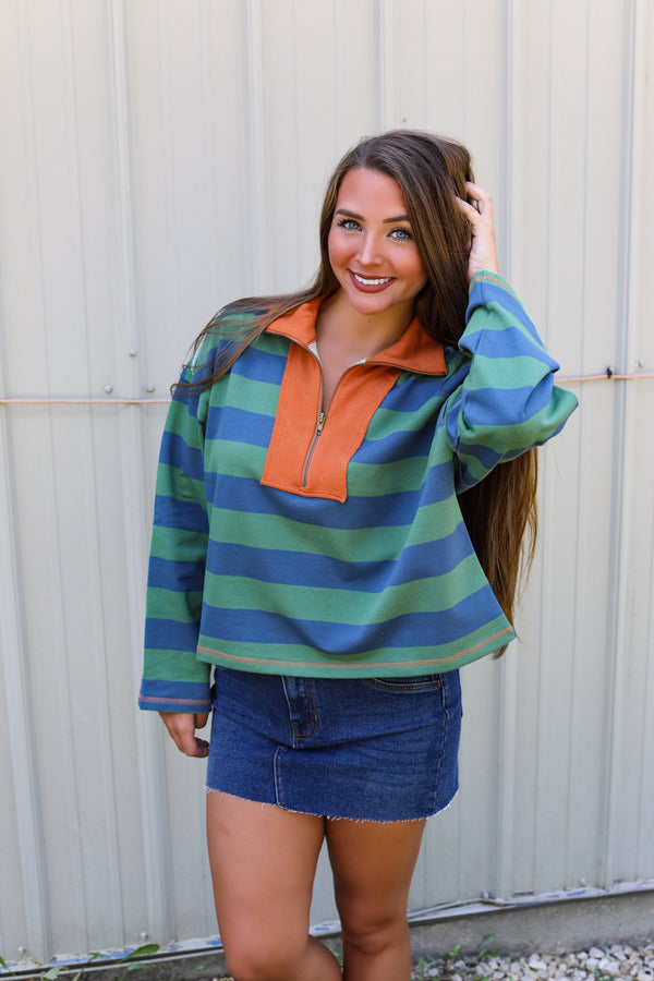 Rugby Quarter-Zip Pullover