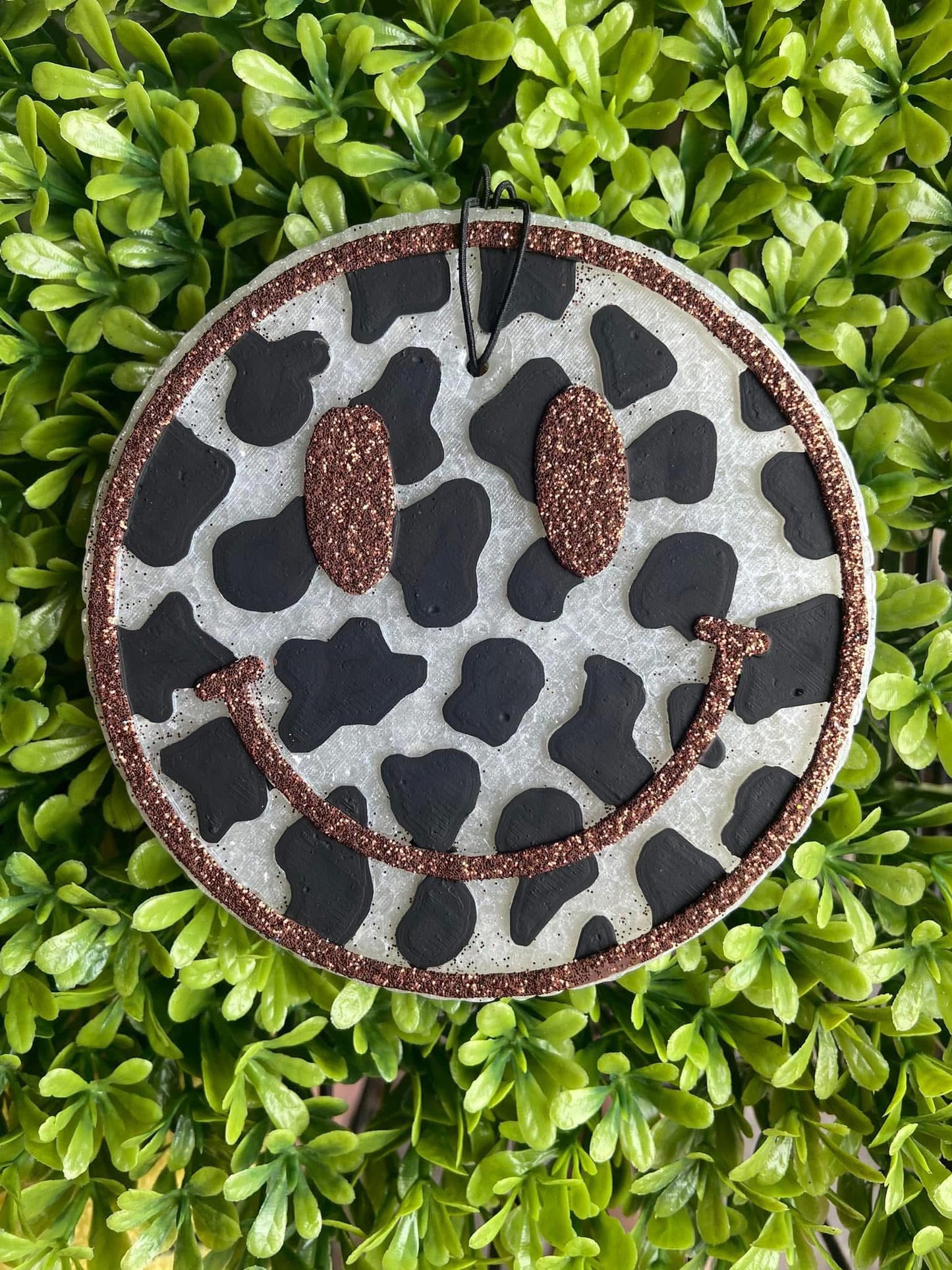 Cow Print - Smiley Face Freshie