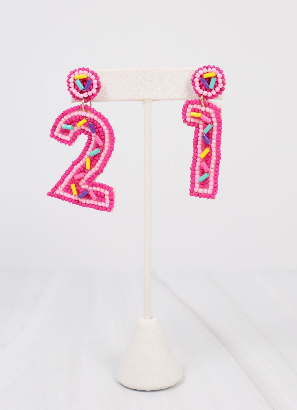 21st Birthday Earrings