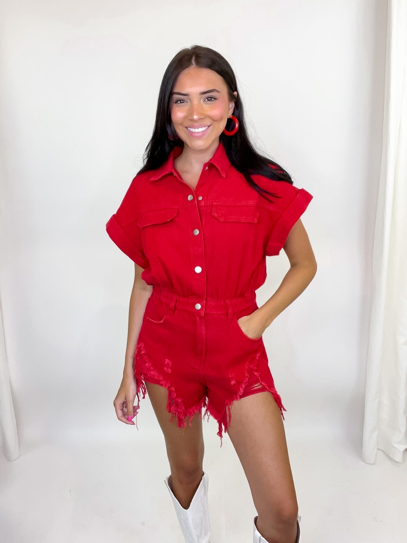 First Down Romper